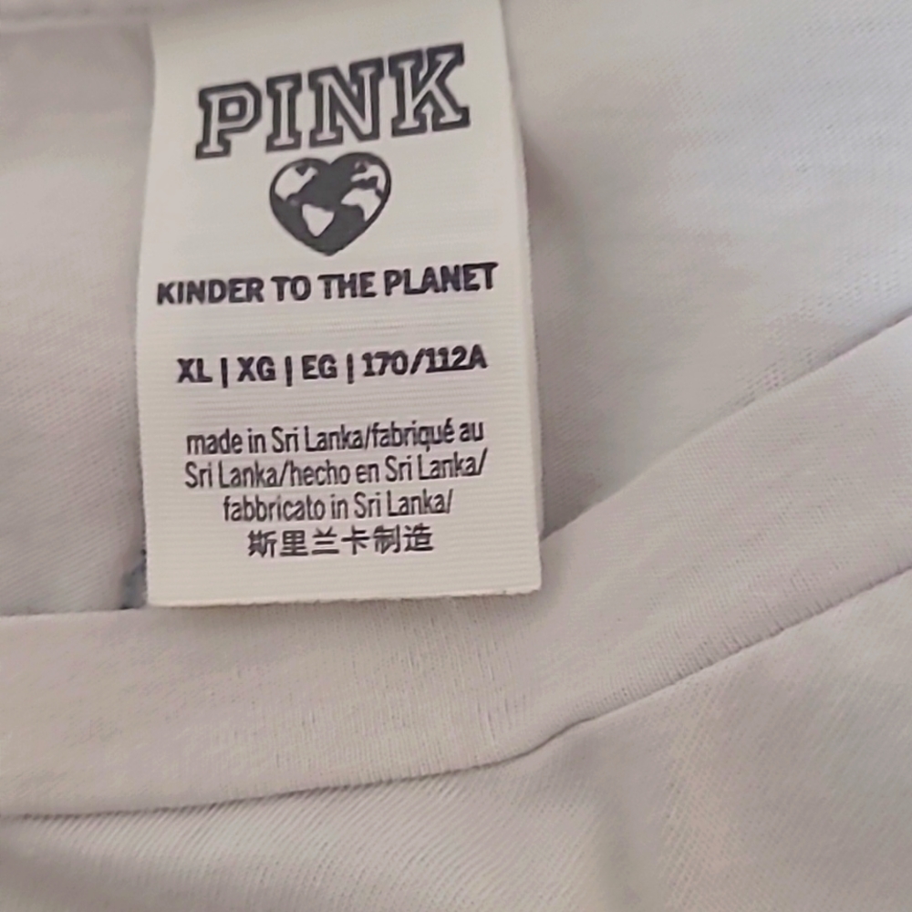 Victoria's Secret PINK Blinged out tshirt size XL - Picture 5 of 5